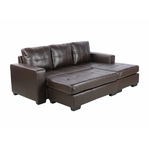 Chaise Corner Lounge Suite with Ottoman - Image 2